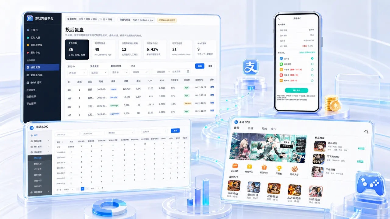 结算与滚动预付功能界面